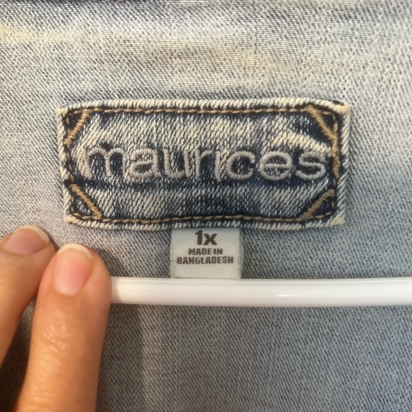 Woman’s demin Jean jacket sz 1X - Picture 4 of 6